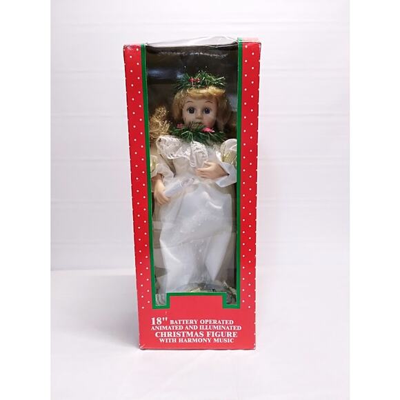 Holiday Trim 18” Battery Operated Animated Illuminated‎ Angel W/ Harmony Music - Picture 1 of 2